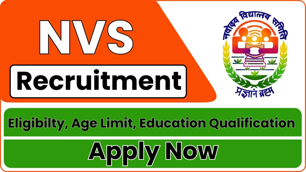 NVS Recruitment 2024 Staff Nurse, JTO, Lab Attendant and Various 1377 Posts Online Application